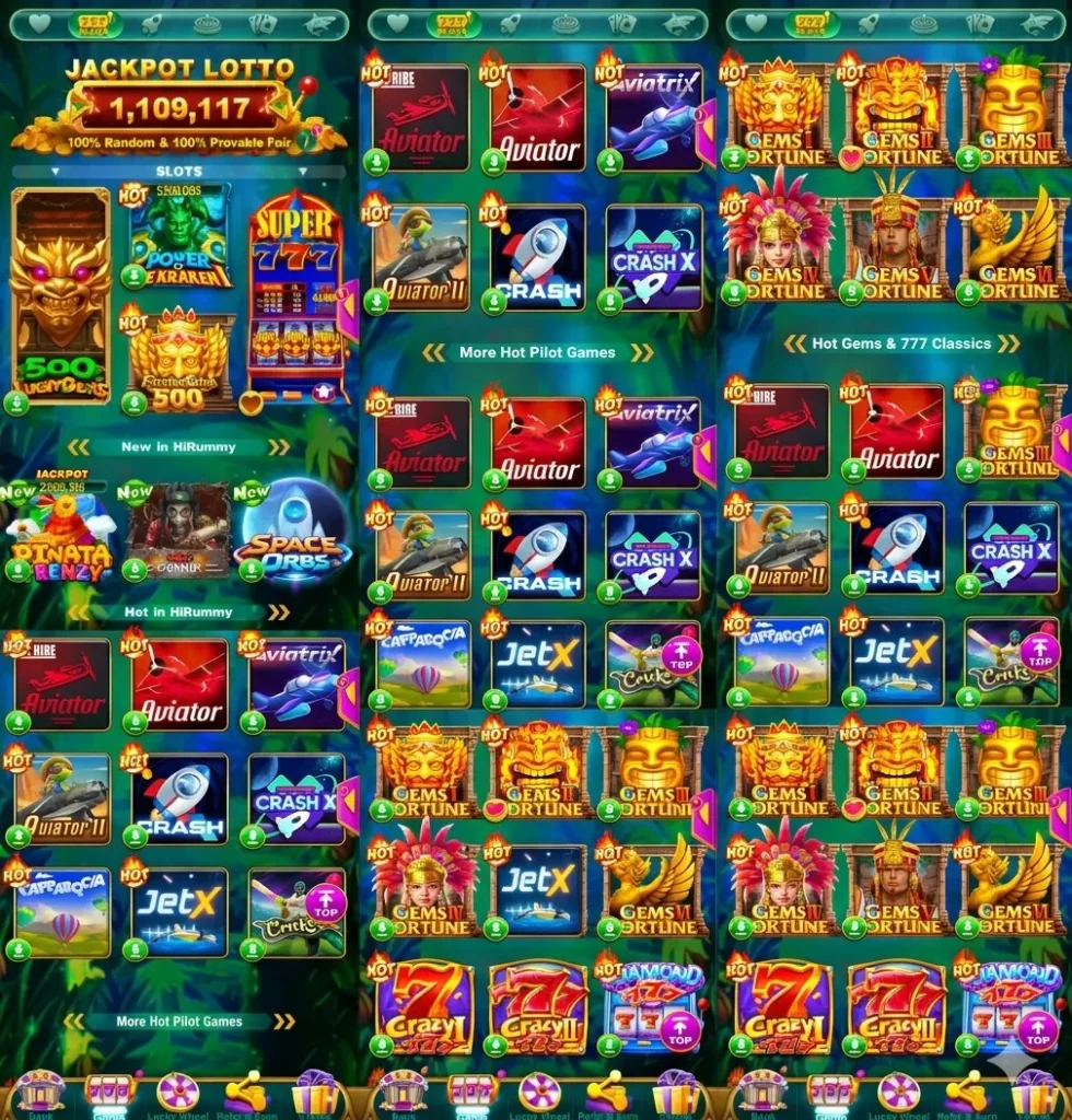 Hi rummy all game images