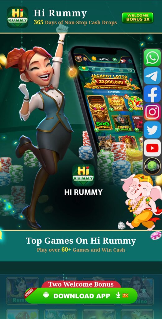 Hi rummy app download images